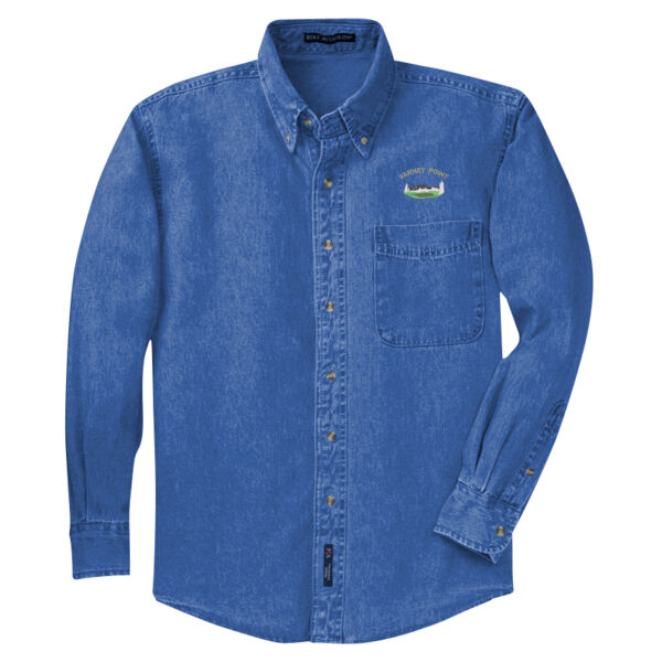   - Long Sleeve Denim Shirt Thumbnail